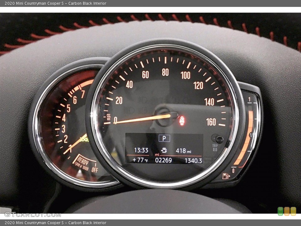 Carbon Black Interior Gauges for the 2020 Mini Countryman Cooper S #140215263