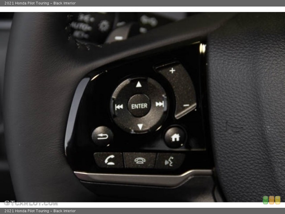 Black Interior Steering Wheel for the 2021 Honda Pilot Touring #140217124
