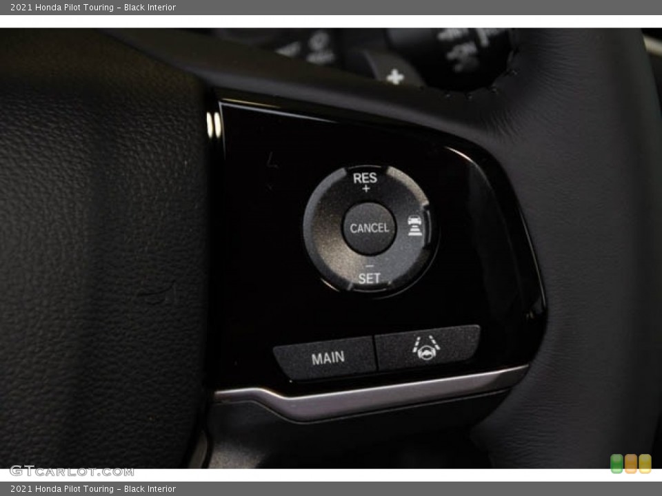 Black Interior Steering Wheel for the 2021 Honda Pilot Touring #140217136