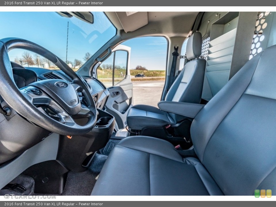 Pewter Interior Front Seat for the 2016 Ford Transit 250 Van XL LR Regular #140218078