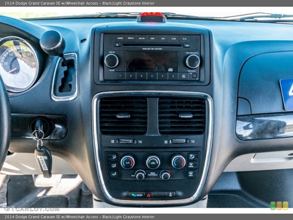 Black/Light Graystone Interior Controls for the 2014 Dodge Grand Caravan SE w/Wheelchair Access #140219773