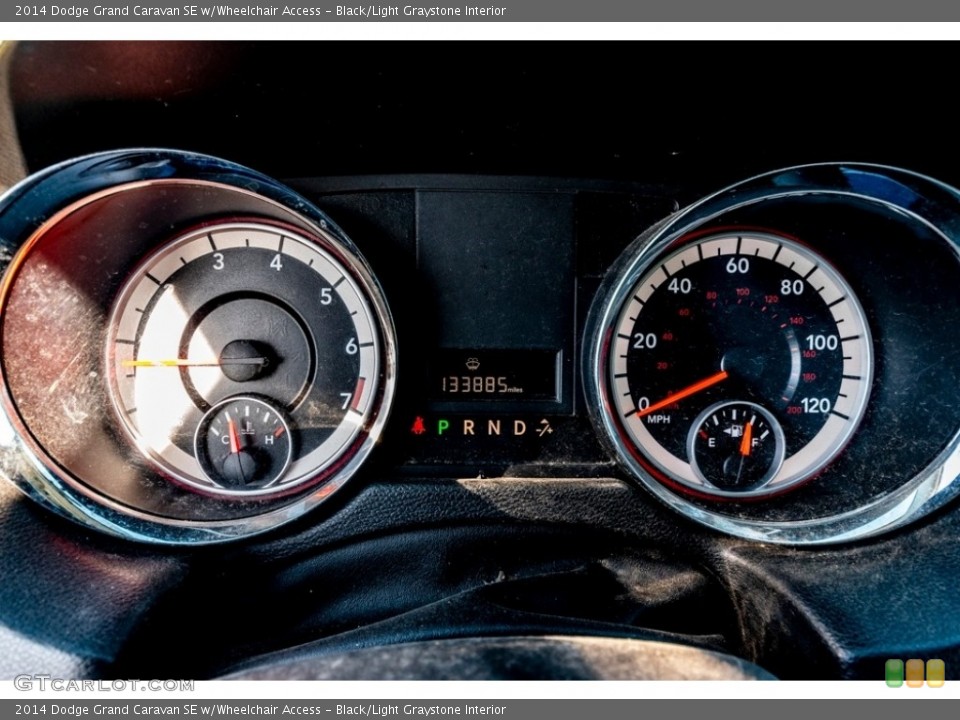 Black/Light Graystone Interior Gauges for the 2014 Dodge Grand Caravan SE w/Wheelchair Access #140219836