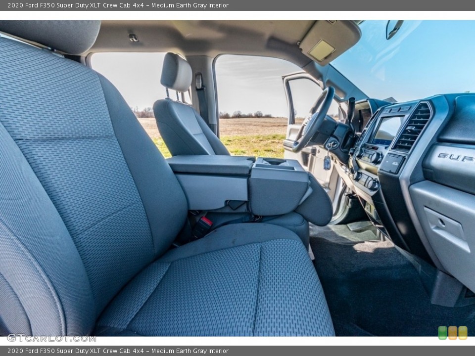 Medium Earth Gray 2020 Ford F350 Super Duty Interiors