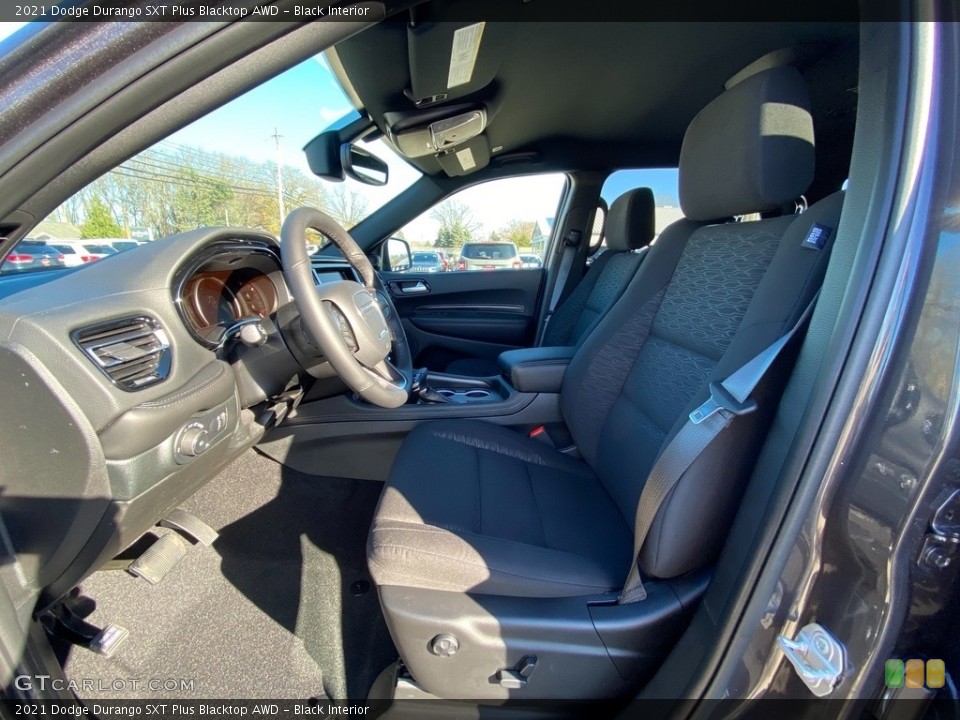Black Interior Photo for the 2021 Dodge Durango SXT Plus Blacktop AWD #140220871