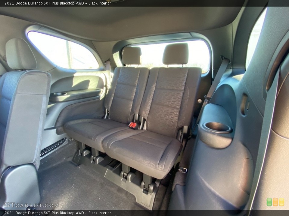 Black Interior Rear Seat for the 2021 Dodge Durango SXT Plus Blacktop AWD #140220910