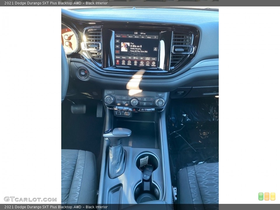 Black Interior Controls for the 2021 Dodge Durango SXT Plus Blacktop AWD #140220982