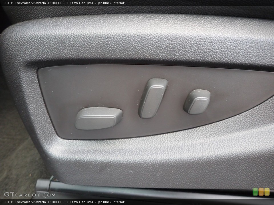 Jet Black Interior Front Seat for the 2016 Chevrolet Silverado 3500HD LTZ Crew Cab 4x4 #140221213