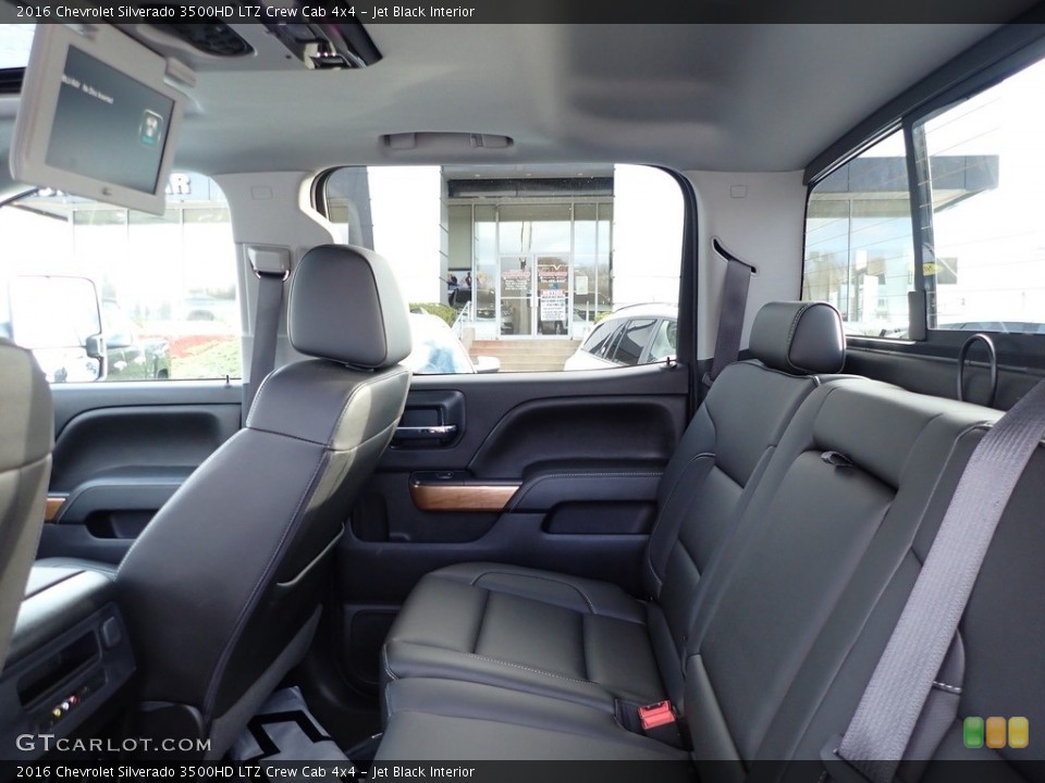 Jet Black Interior Rear Seat for the 2016 Chevrolet Silverado 3500HD LTZ Crew Cab 4x4 #140221306