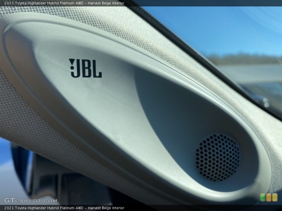 Harvest Beige Interior Audio System for the 2021 Toyota Highlander Hybrid Platinum AWD #140221387