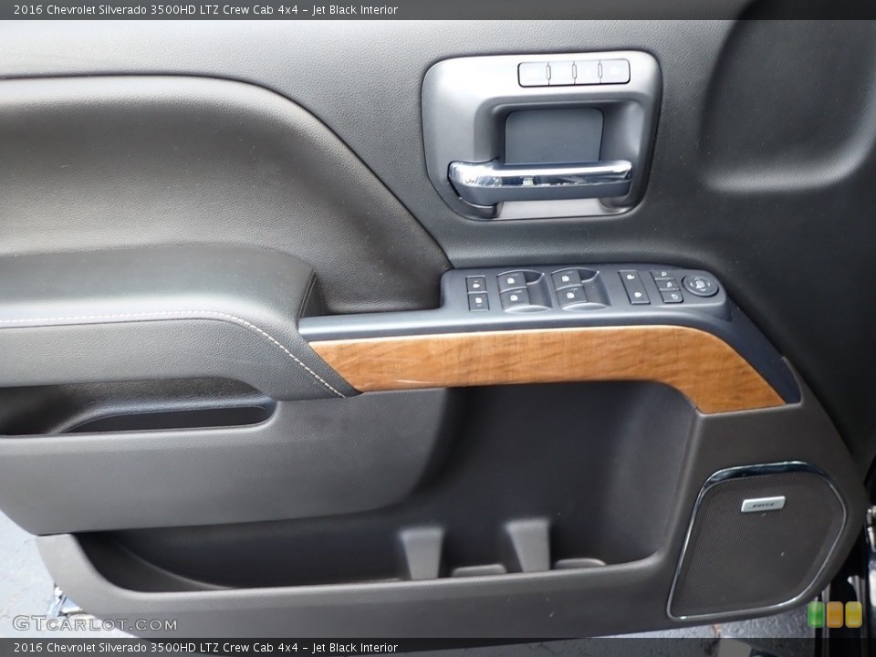 Jet Black Interior Door Panel for the 2016 Chevrolet Silverado 3500HD LTZ Crew Cab 4x4 #140221399