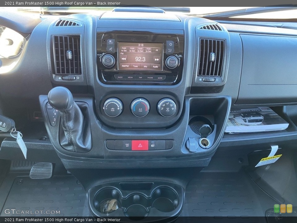 Black Interior Controls for the 2021 Ram ProMaster 1500 High Roof Cargo Van #140221579