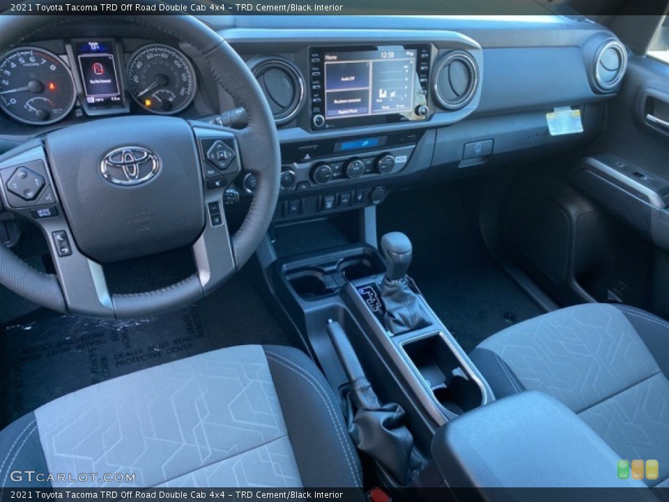 TRD Cement/Black Interior Dashboard for the 2021 Toyota Tacoma TRD Off Road Double Cab 4x4 #140221753