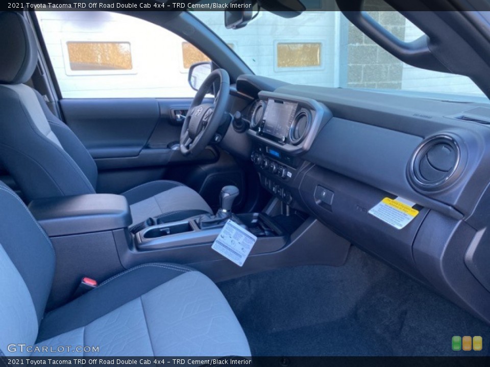 TRD Cement/Black Interior Dashboard for the 2021 Toyota Tacoma TRD Off Road Double Cab 4x4 #140221897