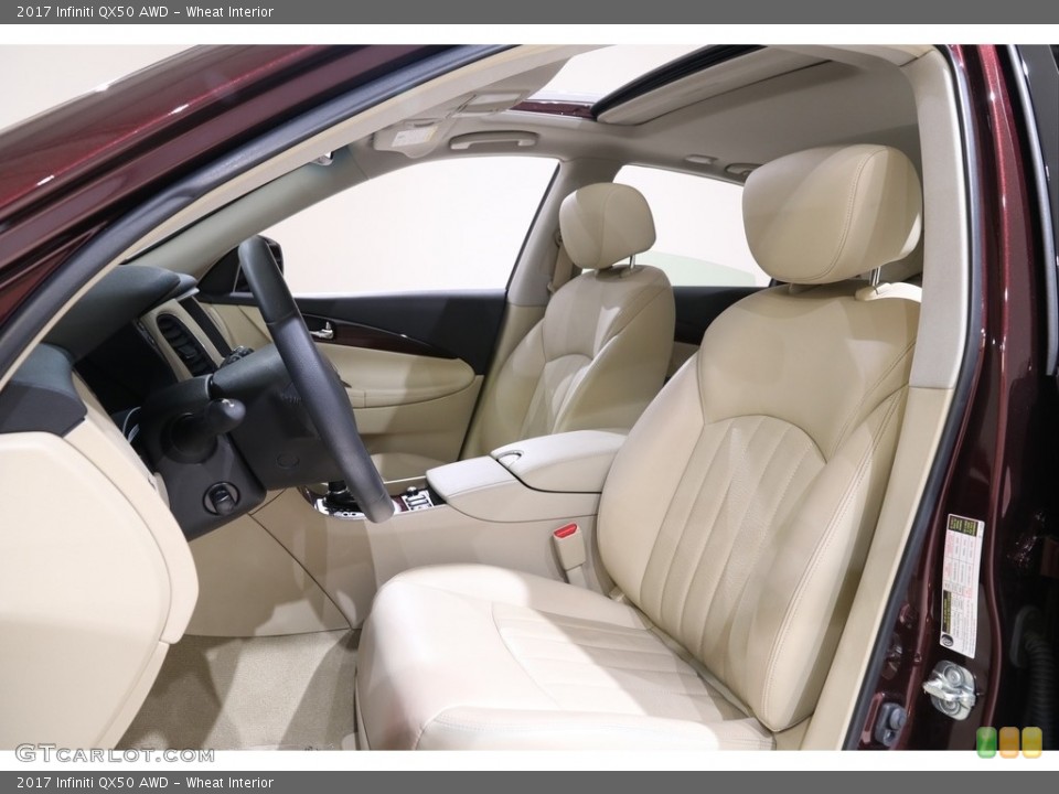 Wheat Interior Front Seat for the 2017 Infiniti QX50 AWD #140221975
