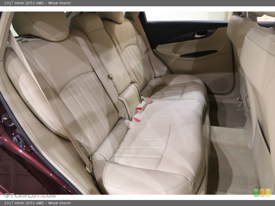 Wheat Interior Rear Seat for the 2017 Infiniti QX50 AWD #140222287