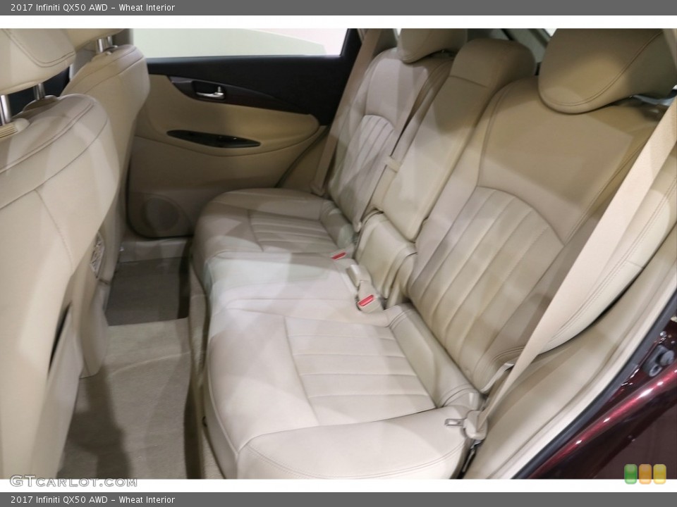 Wheat Interior Rear Seat for the 2017 Infiniti QX50 AWD #140222311