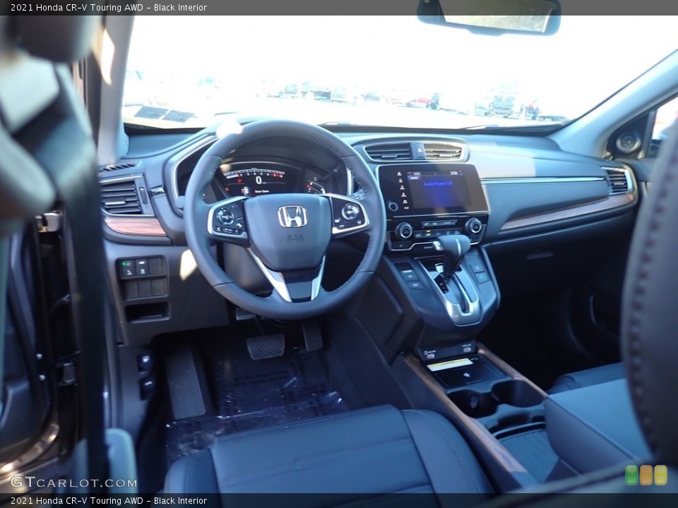 Black Interior Photo for the 2021 Honda CR-V Touring AWD #140222848