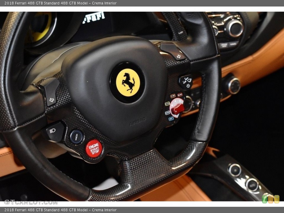 Crema Interior Steering Wheel for the 2018 Ferrari 488 GTB  #140223763