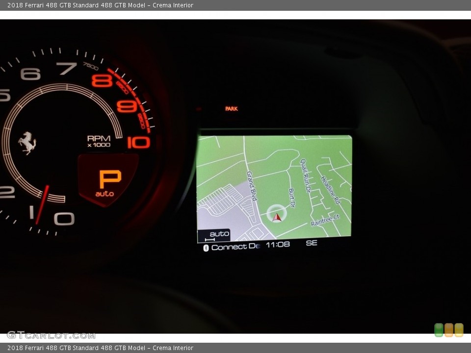 Crema Interior Gauges for the 2018 Ferrari 488 GTB  #140223871