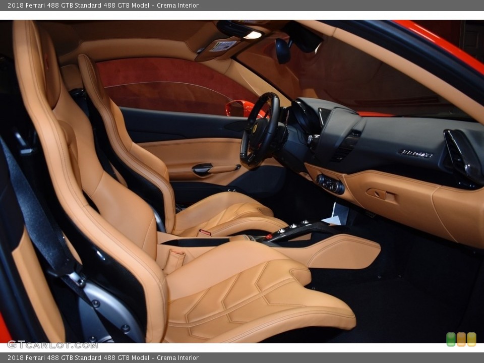 Crema 2018 Ferrari 488 GTB Interiors