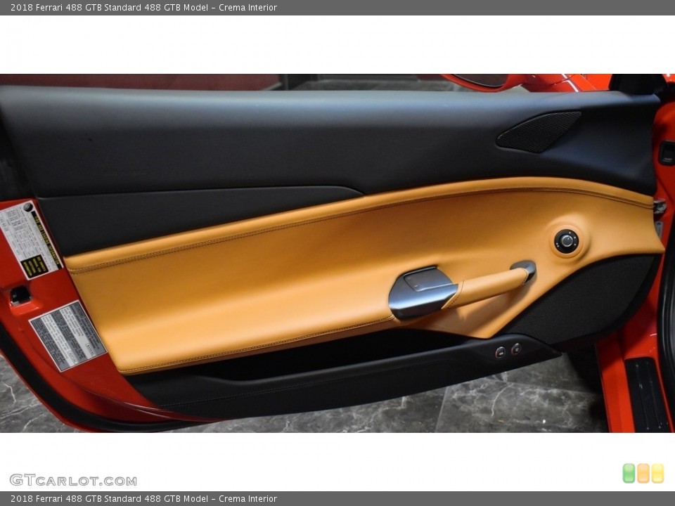 Crema Interior Door Panel for the 2018 Ferrari 488 GTB  #140223952