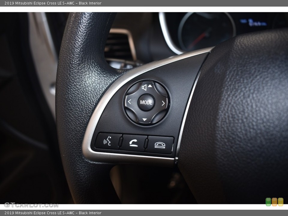 Black Interior Steering Wheel for the 2019 Mitsubishi Eclipse Cross LE S-AWC #140224222