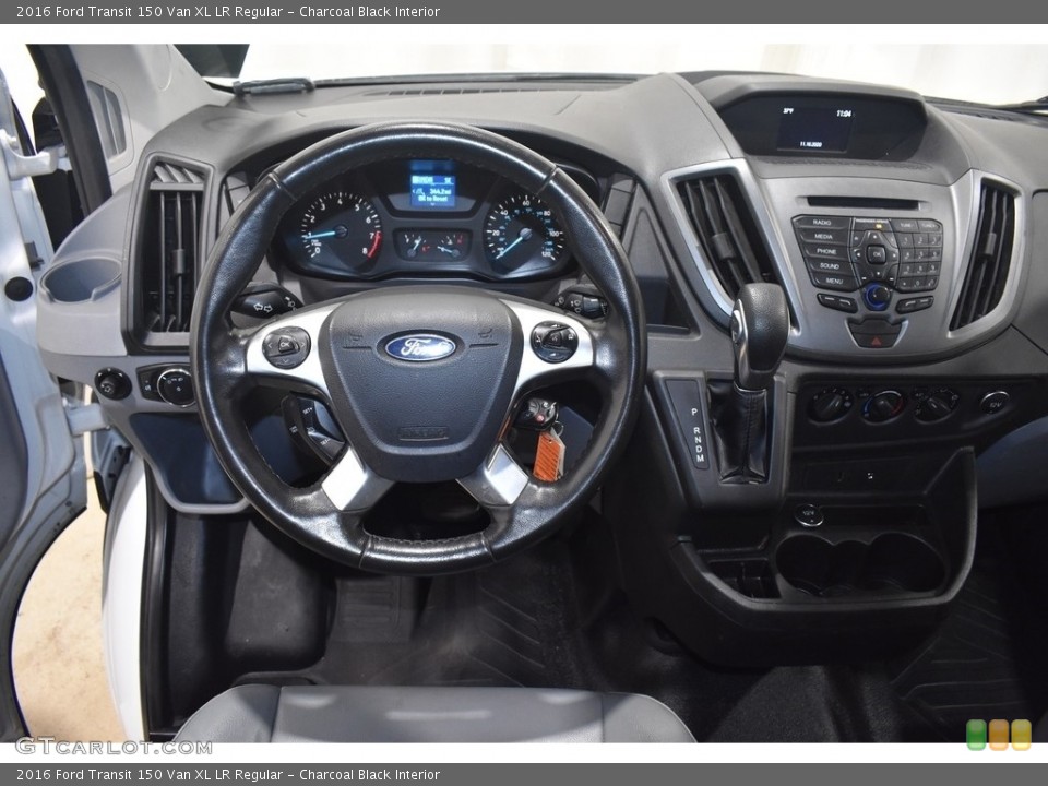 Charcoal Black Interior Dashboard for the 2016 Ford Transit 150 Van XL LR Regular #140224573