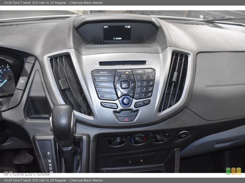 Charcoal Black Interior Controls for the 2016 Ford Transit 150 Van XL LR Regular #140224591