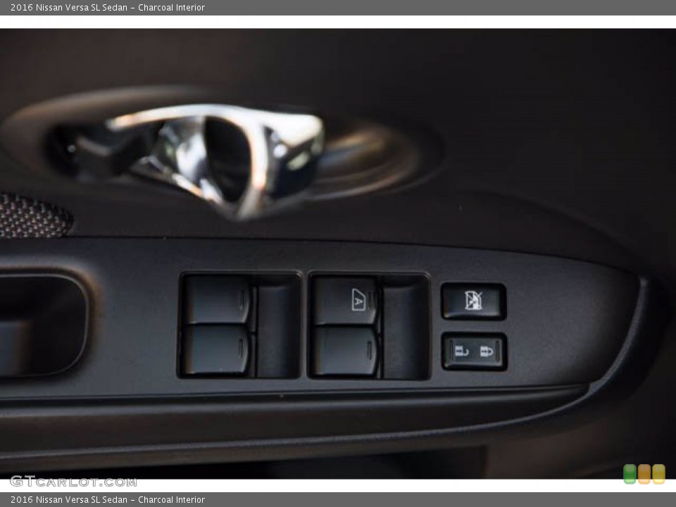 Charcoal Interior Door Panel for the 2016 Nissan Versa SL Sedan #140225920