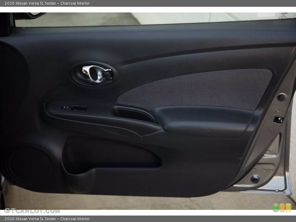 Charcoal Interior Door Panel for the 2016 Nissan Versa SL Sedan #140225983