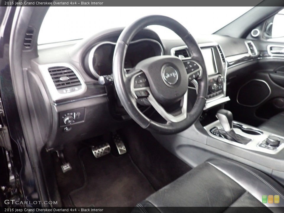Black Interior Front Seat for the 2016 Jeep Grand Cherokee Overland 4x4 #140226376