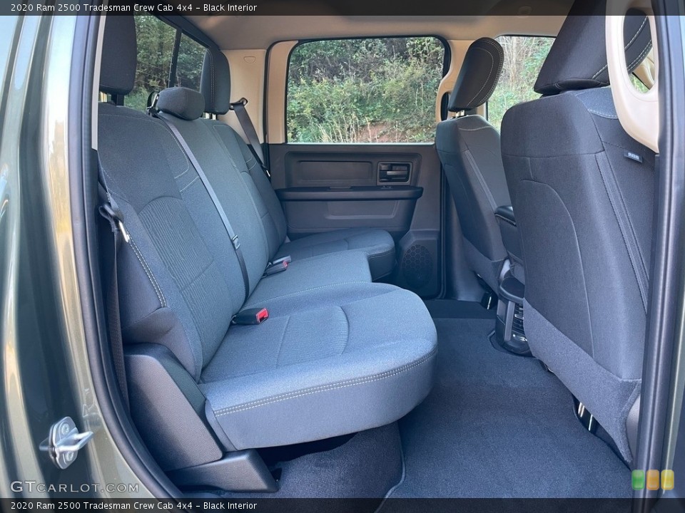 Black Interior Rear Seat for the 2020 Ram 2500 Tradesman Crew Cab 4x4 #140227156