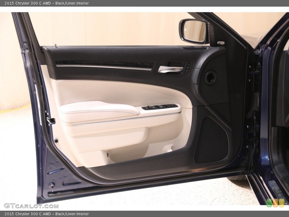 Black/Linen Interior Door Panel for the 2015 Chrysler 300 C AWD #140228491