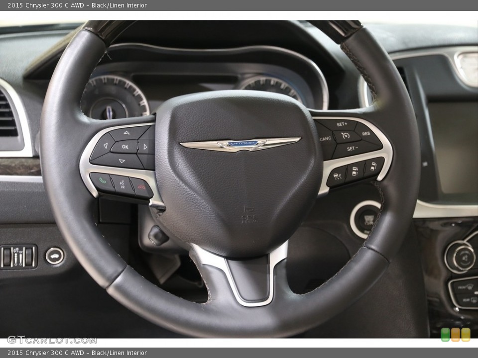 Black/Linen Interior Steering Wheel for the 2015 Chrysler 300 C AWD #140228533