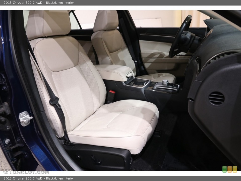 Black/Linen Interior Front Seat for the 2015 Chrysler 300 C AWD #140228701