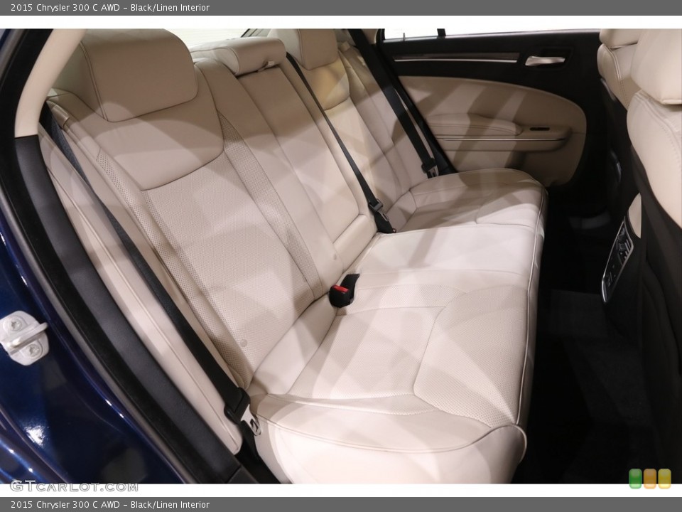 Black/Linen Interior Rear Seat for the 2015 Chrysler 300 C AWD #140228710