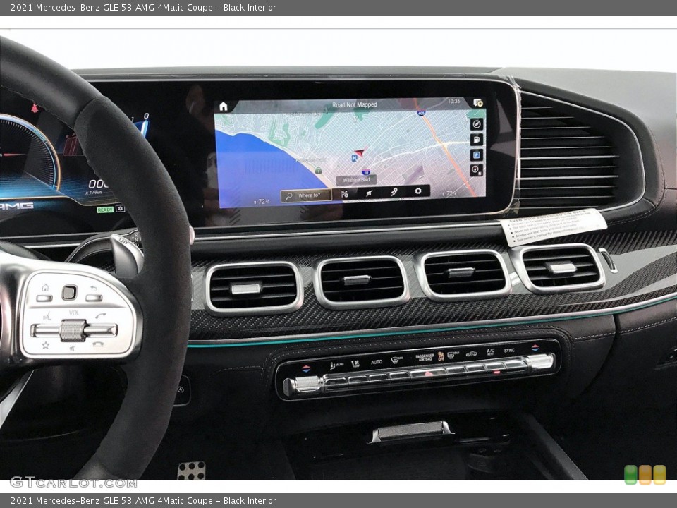 Black Interior Navigation for the 2021 Mercedes-Benz GLE 53 AMG 4Matic Coupe #140229238