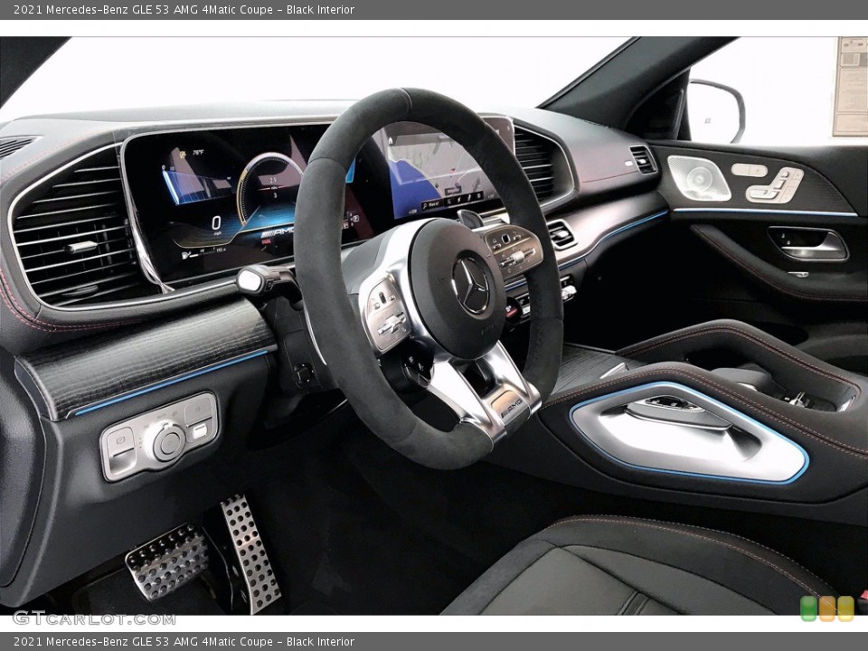 Black Interior Dashboard for the 2021 Mercedes-Benz GLE 53 AMG 4Matic Coupe #140231281