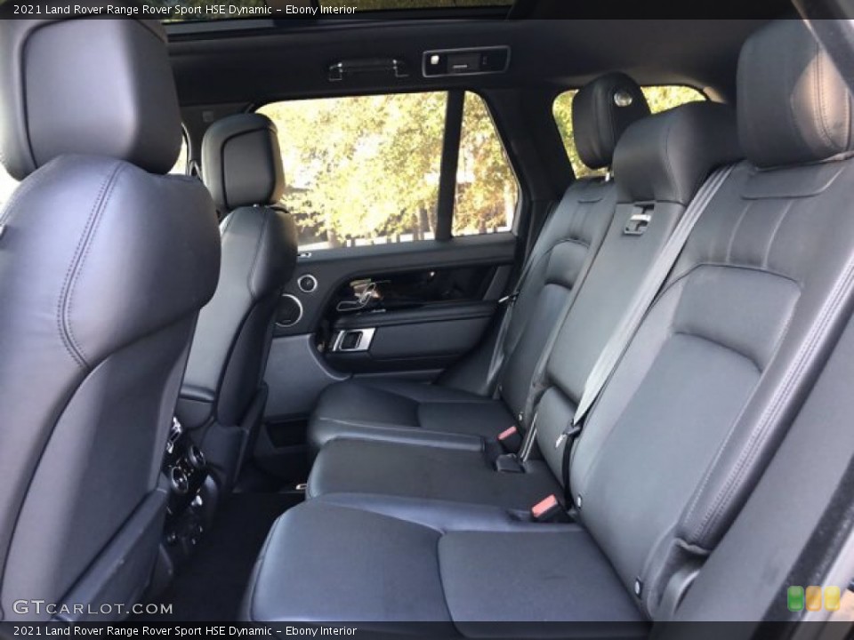 Ebony Interior Rear Seat for the 2021 Land Rover Range Rover Sport HSE Dynamic #140231312