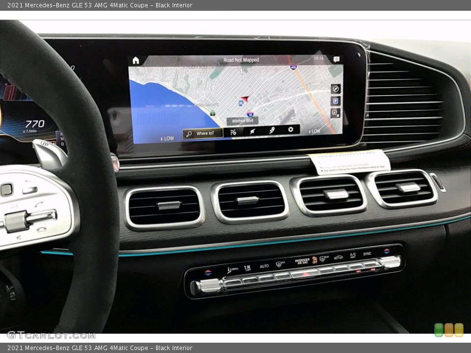 Black Interior Controls for the 2021 Mercedes-Benz GLE 53 AMG 4Matic Coupe #140231334