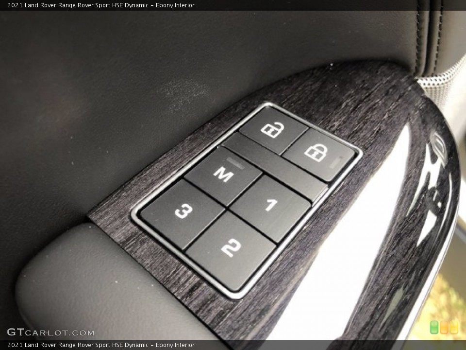 Ebony Interior Controls for the 2021 Land Rover Range Rover Sport HSE Dynamic #140231487