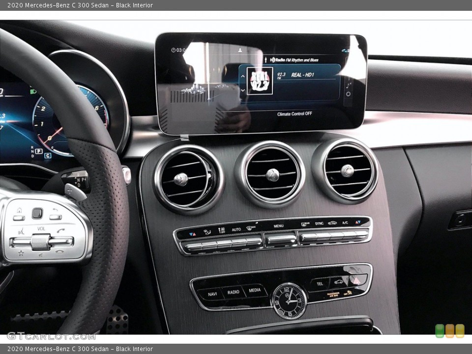 Black Interior Controls for the 2020 Mercedes-Benz C 300 Sedan #140231991