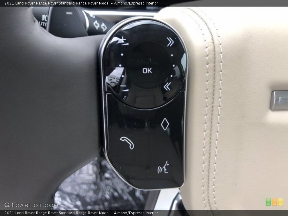 Almond/Espresso Interior Steering Wheel for the 2021 Land Rover Range Rover  #140232228