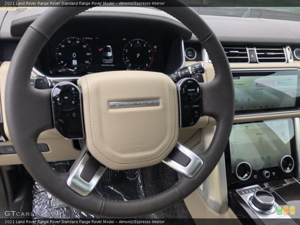 Almond/Espresso Interior Steering Wheel for the 2021 Land Rover Range Rover  #140232252