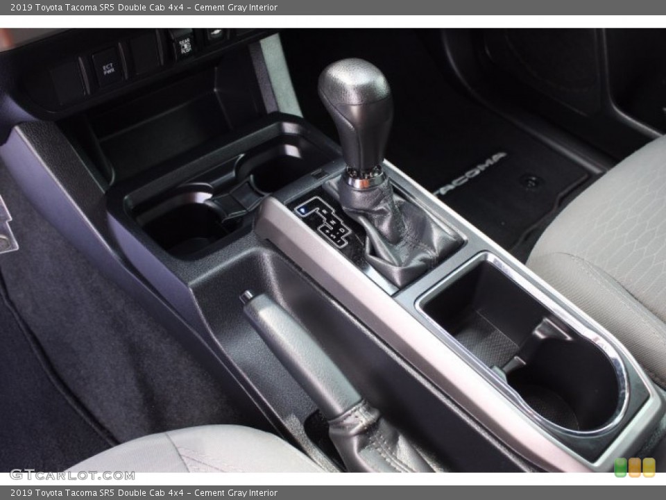 Cement Gray Interior Transmission for the 2019 Toyota Tacoma SR5 Double Cab 4x4 #140232403
