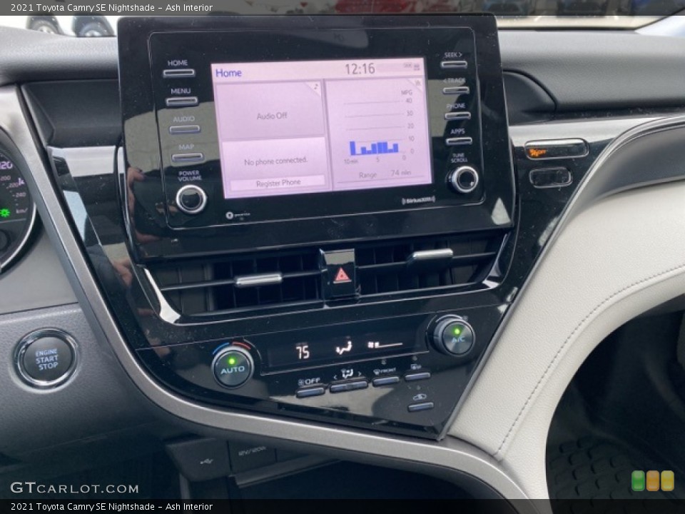 Ash Interior Controls for the 2021 Toyota Camry SE Nightshade #140233014