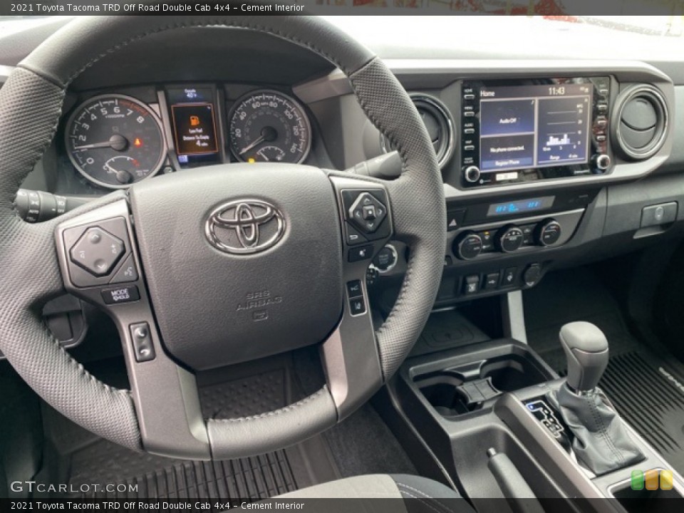 Cement Interior Dashboard for the 2021 Toyota Tacoma TRD Off Road Double Cab 4x4 #140233605