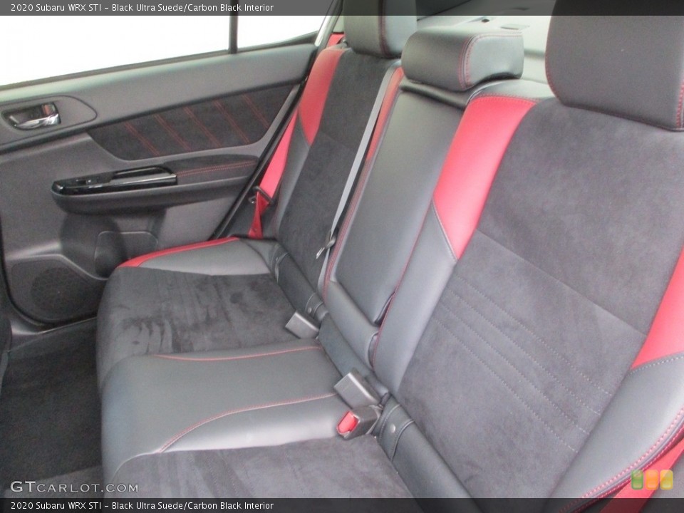 Black Ultra Suede/Carbon Black Interior Rear Seat for the 2020 Subaru WRX STI #140234046