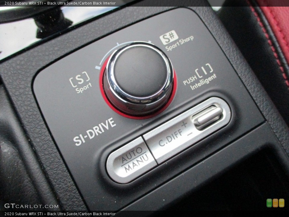 Black Ultra Suede/Carbon Black Interior Controls for the 2020 Subaru WRX STI #140234148