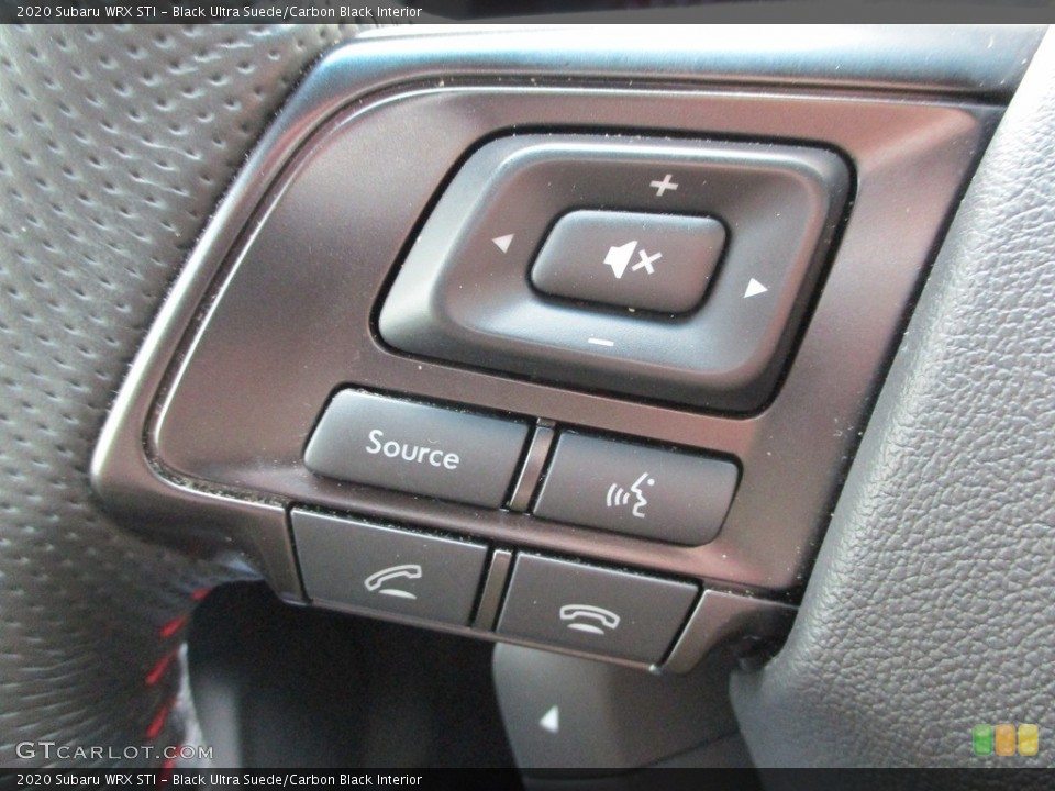 Black Ultra Suede/Carbon Black Interior Steering Wheel for the 2020 Subaru WRX STI #140234175